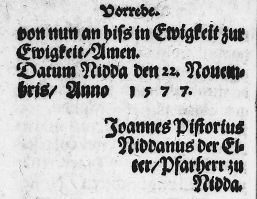 Segensgru� von Johannes Pistorius d. �. B3 verso