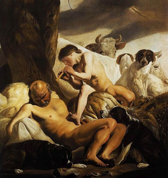 vincere harundinibus servantia lumina temptat.