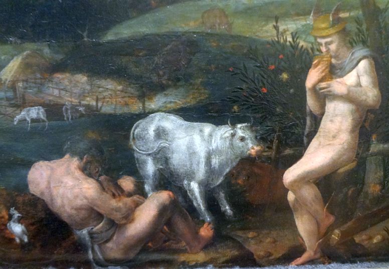 vincere harundinibus servantia lumina temptat.