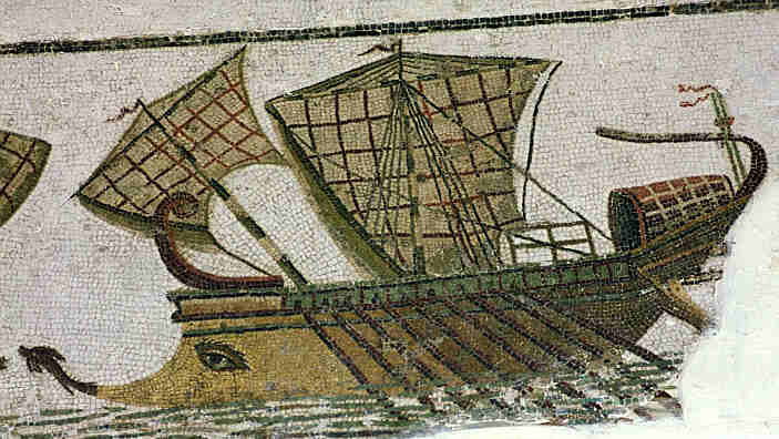   Portibus exierant, et moverat aura rudentes. 