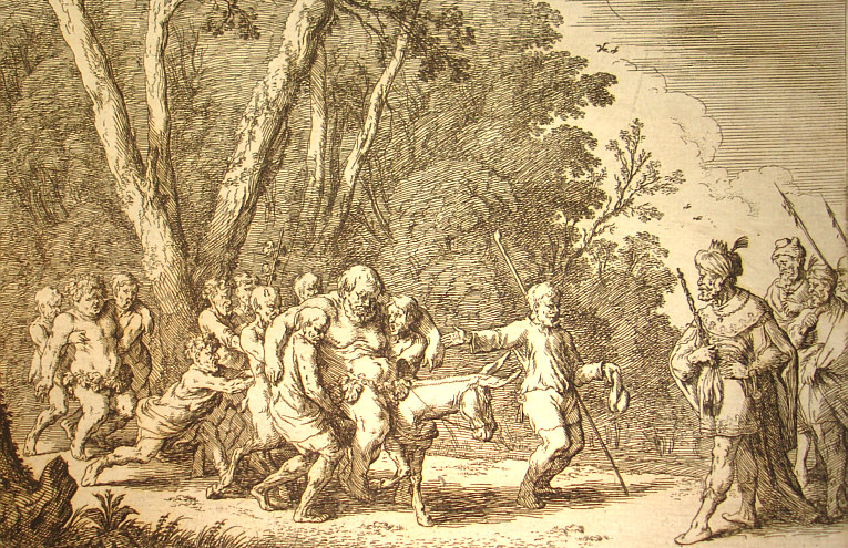 ruricolae cepere Phryges vinctumque coronis 