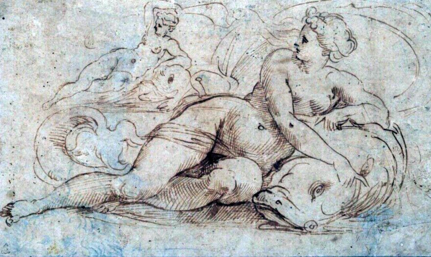 frenato delphine sedens, Theti, nuda solebas. 