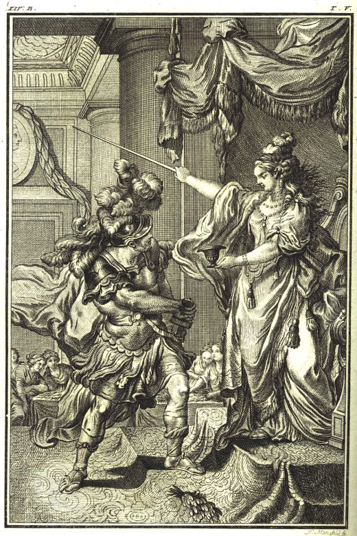  virga mulcere capillos 