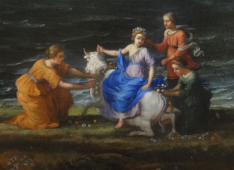 pacem vultus habet. miratur Agenore nata. 