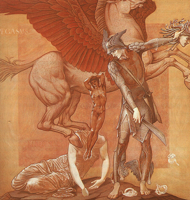 Pegason et fratrem matris de sanguine natos.
