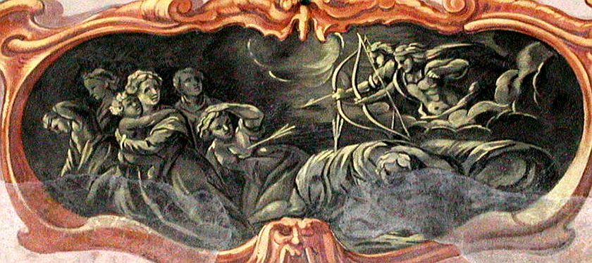 pascere' ait 'satiaque meo tua pectora luctu! 