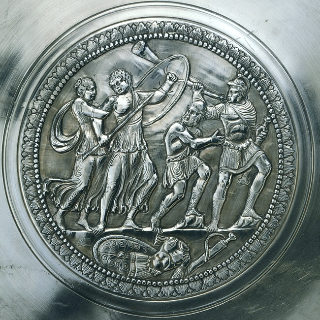 Odysseus �berlistet Achilles.