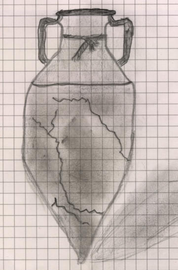 gezeichnet von: Johannes Ehrler, 14 Jahre, Juni 2003 