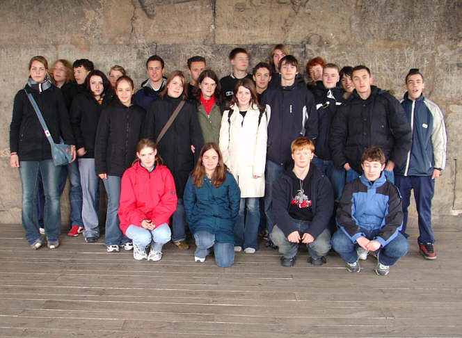 Gruppenaufnahme in der Porta Nigra, 10.05.2005